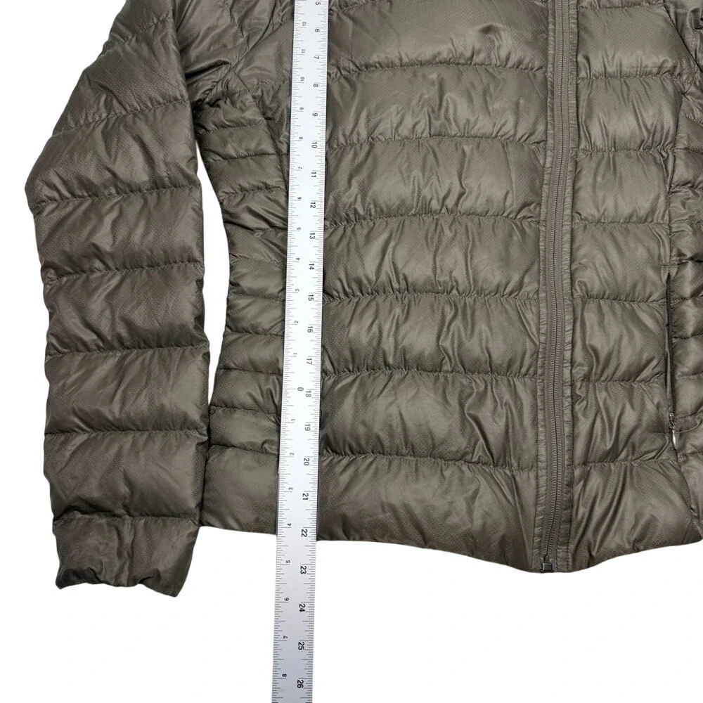 Athleta Goose Down Puffer Jacket‎ Brown Women's Lightweight Coat